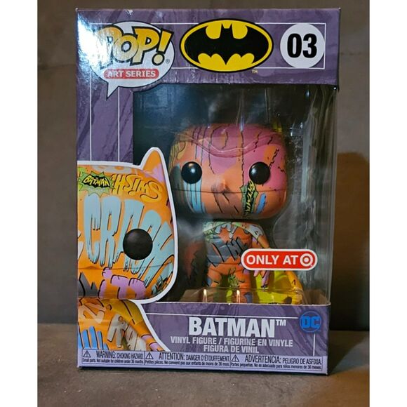 Funko Pop! DC Super Heroes - Art Series Batman Orange/Yellow #03 - Picture 1 of 7